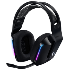Logitech G G733 LIGHTSPEED Wireless RGB Gaming Headset Trådløs Høretelefoner Sort